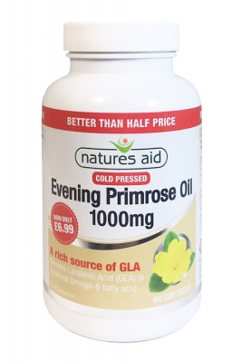 Natures Aid Evening Primrose Oil 1000mg 90 Softgels Better Than Half Price